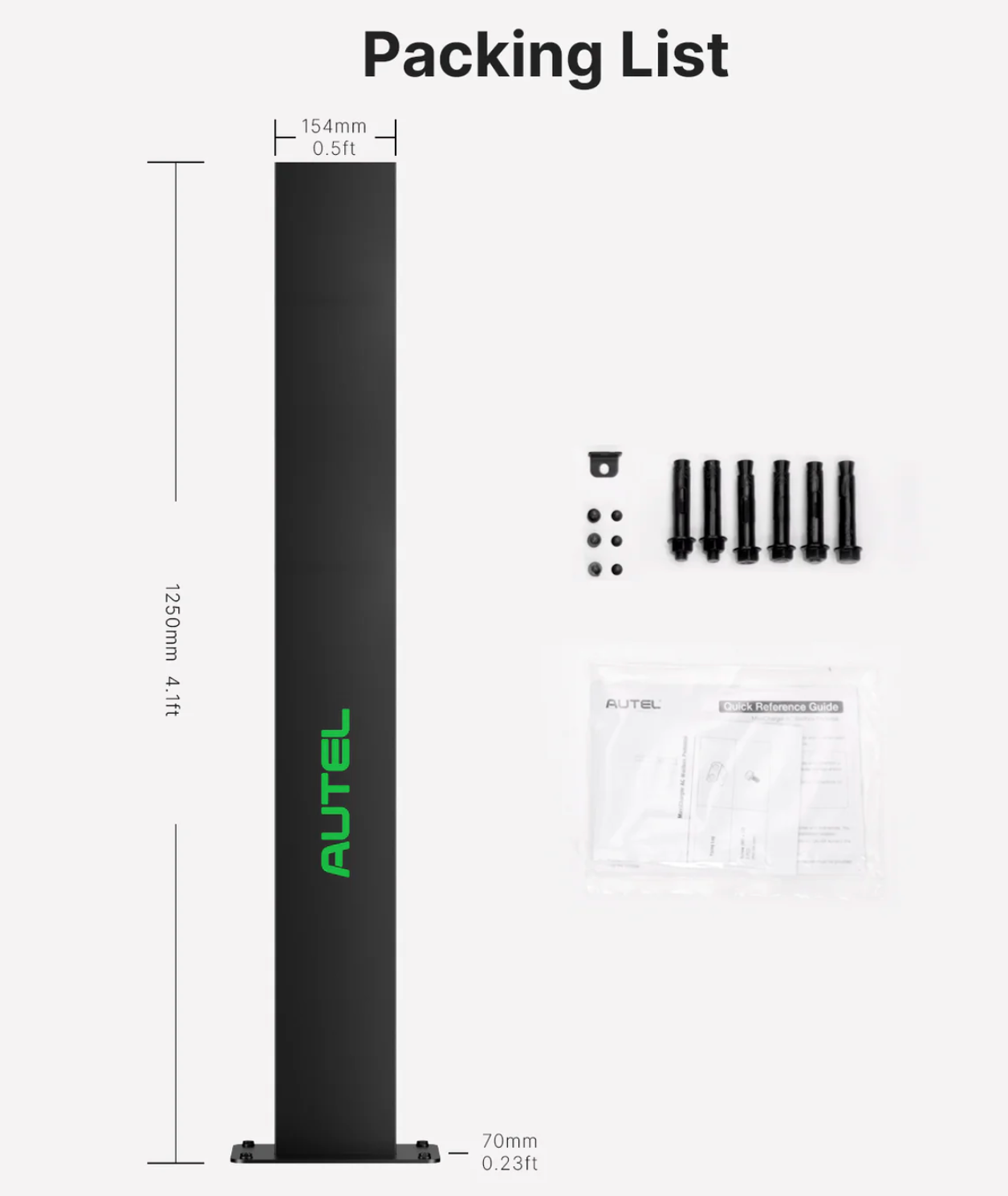 Autel EV Charger Pedestal