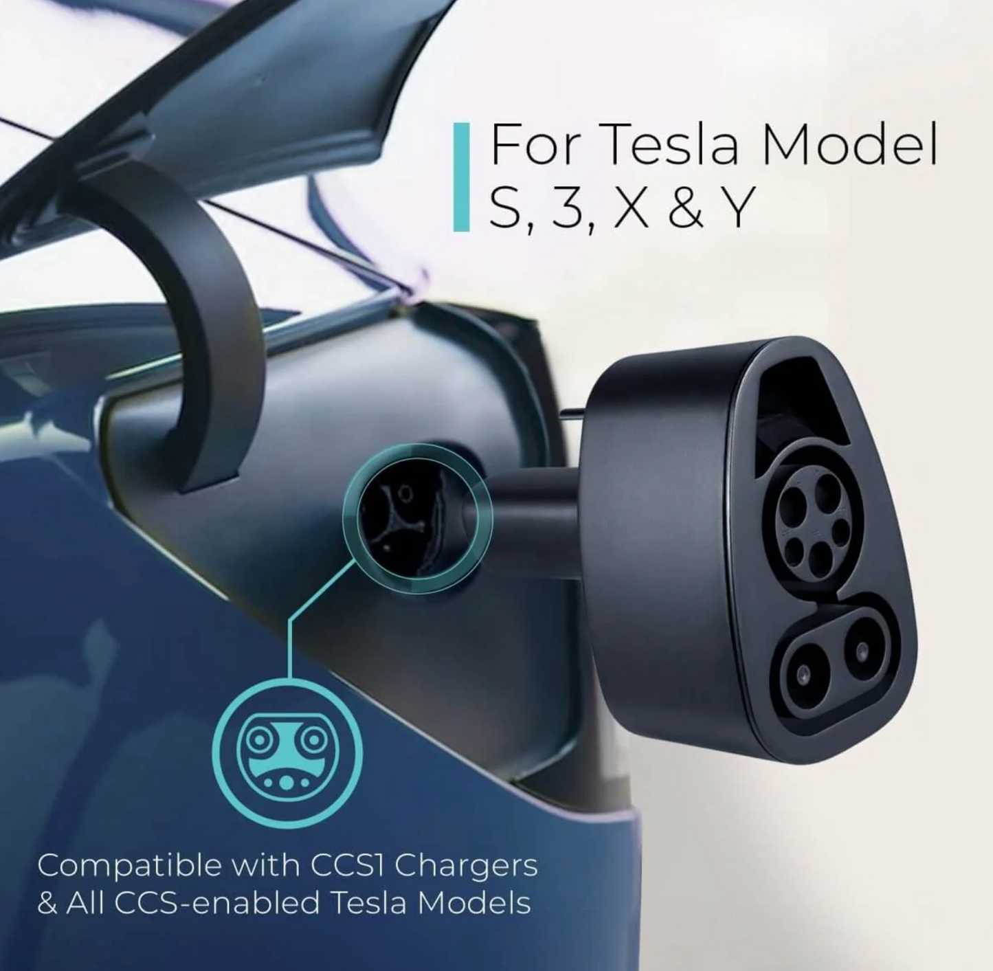 Lectron CCS to Tesla (NACS) EV Adapter | 500V | 500 Amp