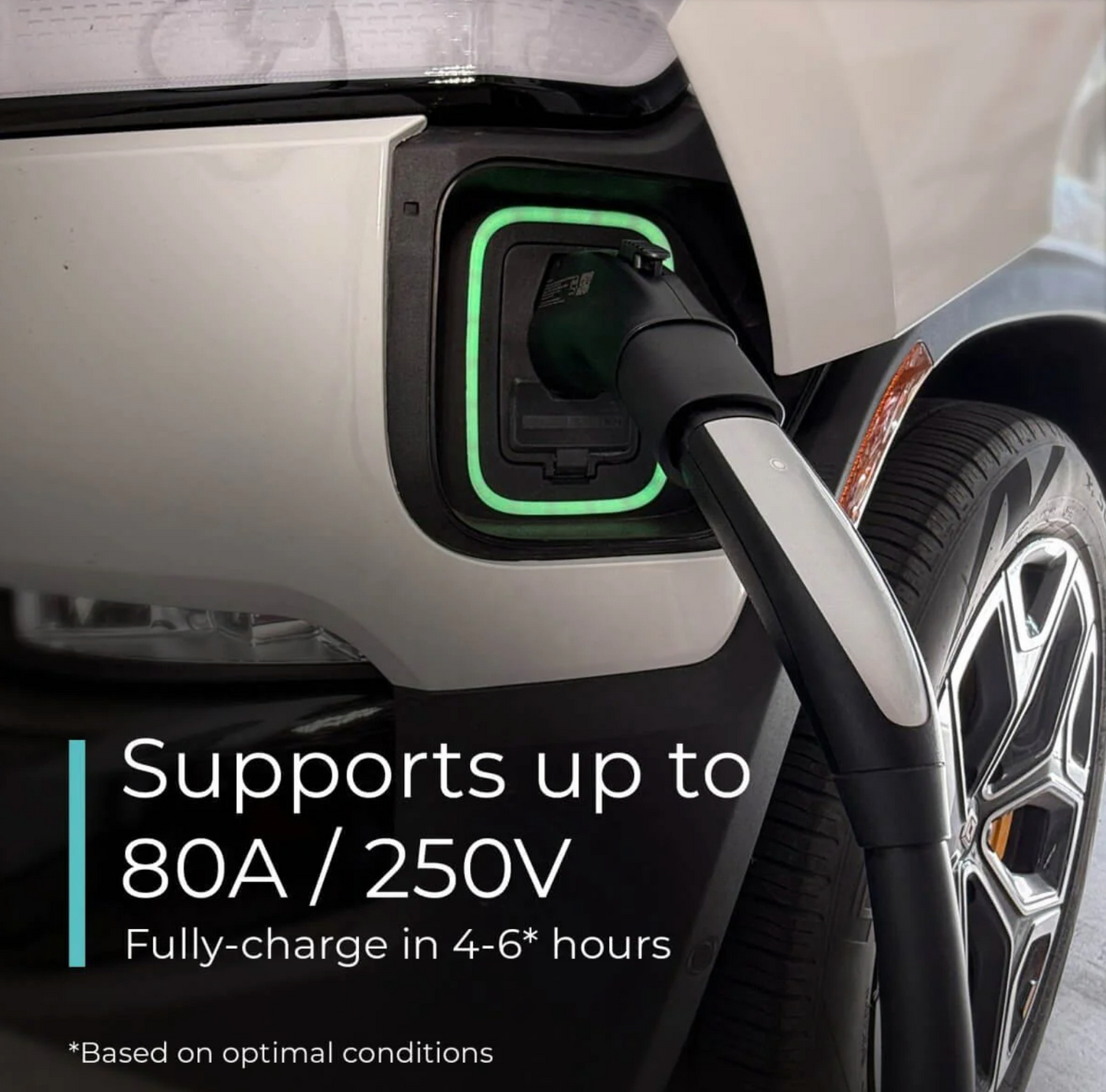 Lectron Tesla to J1772 EV Adapter | 250V | 80 Amp