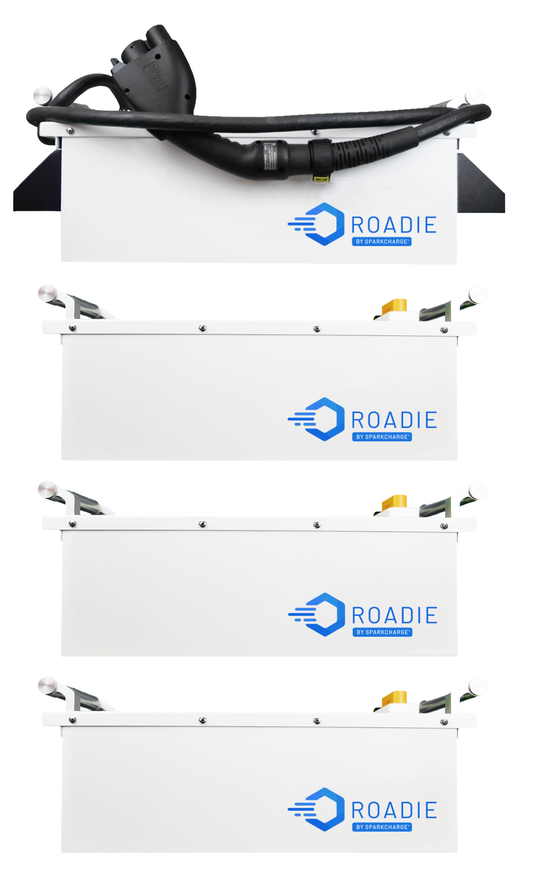 SparkCharge Portable EV Fast Charger (Base Charger + 3 Battery)