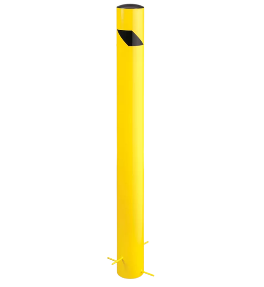 Pour-In-Place Bollard (yellow) - choose height x 5.5" D