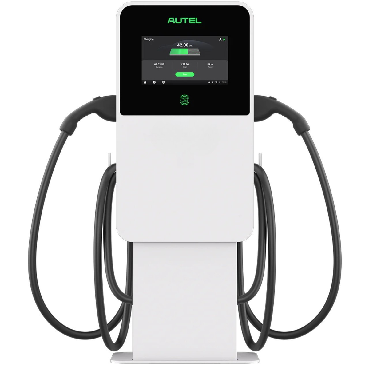 Autel 40kW Fast Charger Dual CCS Compact Pedestal