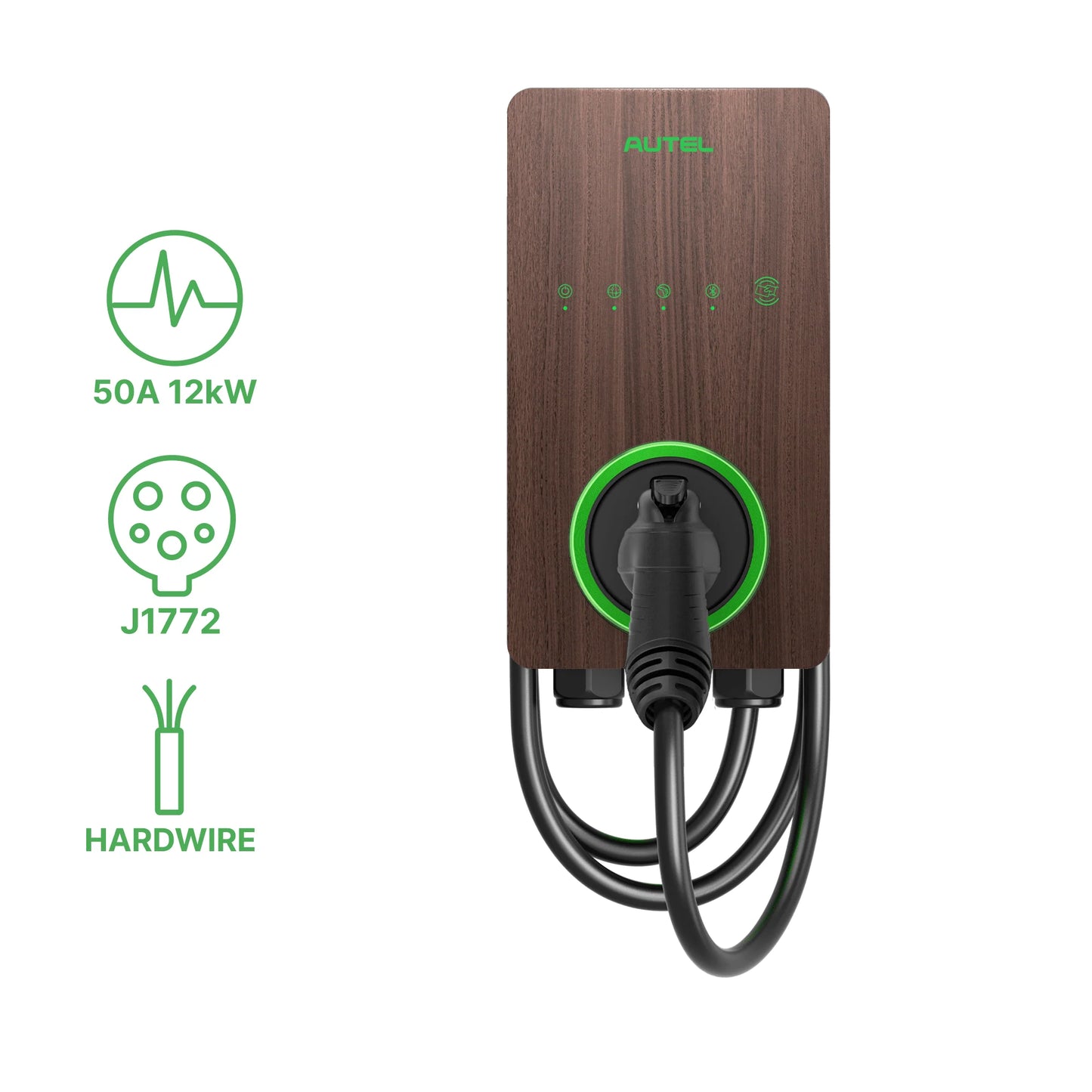 Autel Home Residential Charger, 50A 12kw Hardwired